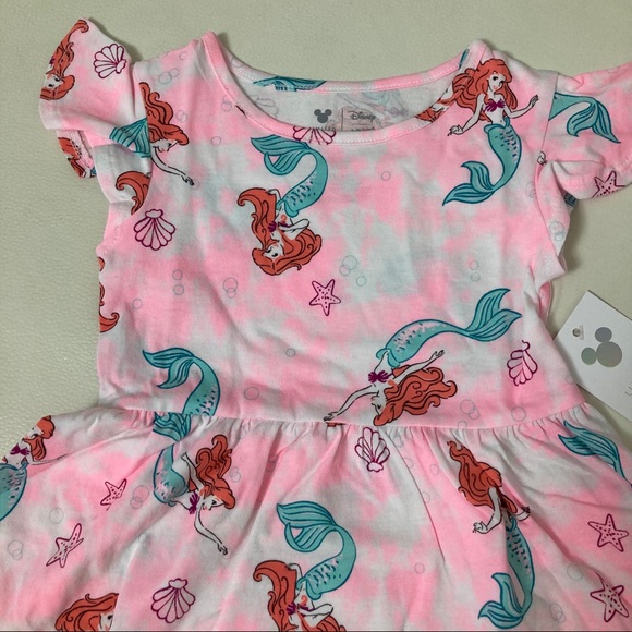 Disney Ariel mermaid 🧜‍♀️ cute pink dress - Picture 6 of 6